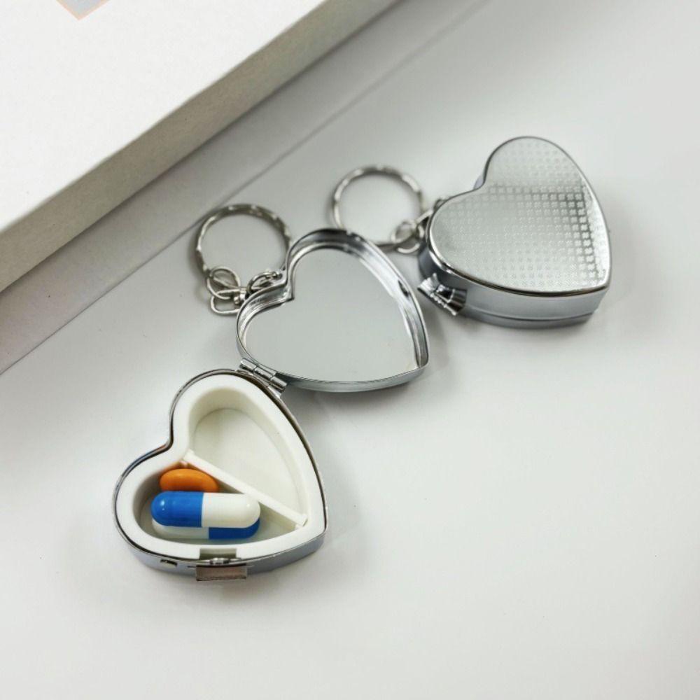 Candy Box Keyring Small Pill Box Portable Medicine Case New Medicine Organizer Container