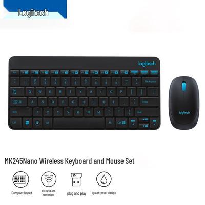Logitech MK245 Nano Kabellose Tastatur- und Maus-Kombination