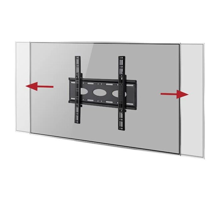 Support TV Mural - B-tech - BT8441/B - Noir - Métal - VESA 4 - Écran Jusqu'à 55 Pouces