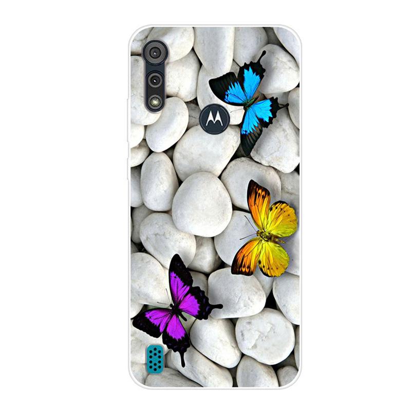 Pro Motorola Moto E6S 2020 Pouzdro Nárazuvzdorné Měkký Silikon TPU Zadní Kryt Pro Moto E6S 2020 E6i Pouzdra na Telefon E 6S Pouzdro Roztomilý Kreslený