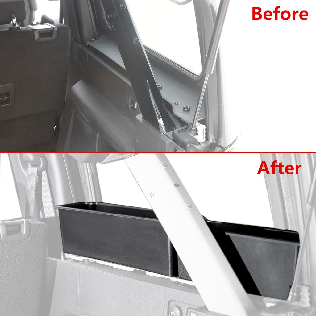 Car Rear Trunk Side Storage Box Organizer Container for Ford Bronco 4 Doors  2022 2023 Stowing Tidying Interior