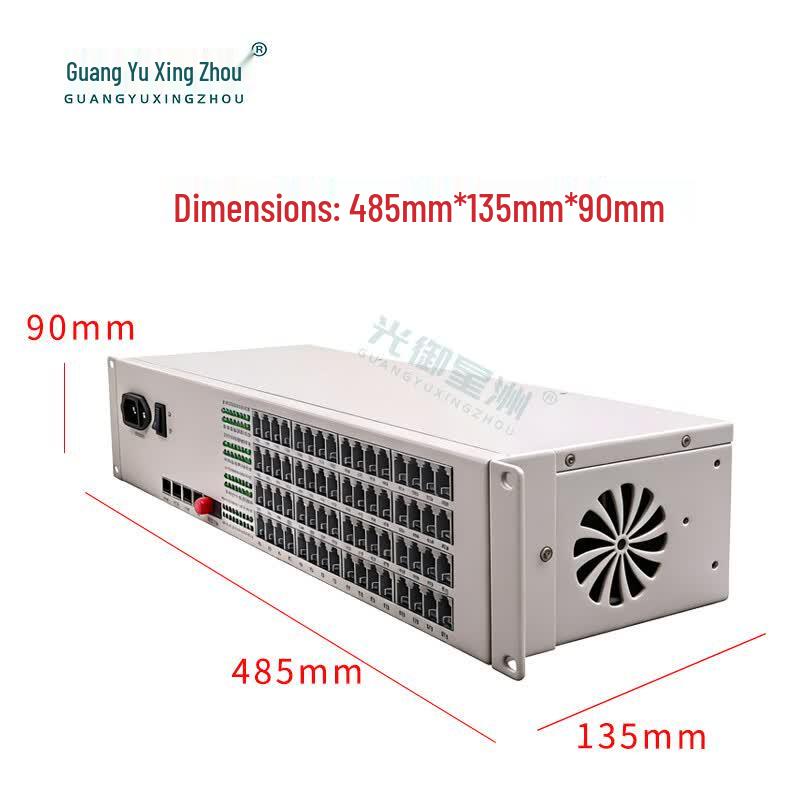 Guangyu Xingzhou GY-64P4GE Telephone Fiber Optic Multiplexer