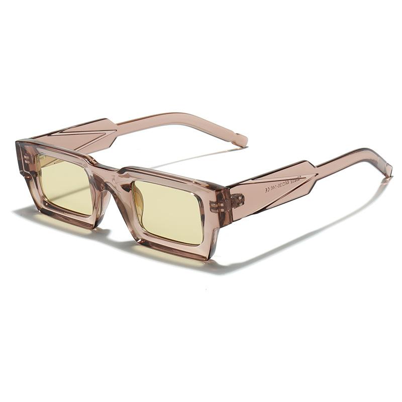 Retro Mirror Square Sunglasses Women Men  Candy Color Luxury Brand Designer Sun Glasses Uv400 High Quality