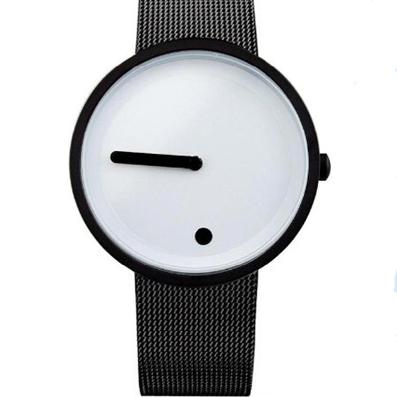 UTHAI CQ191 Simple Style Round Quartz Watch Creative Men's Watch Fashion Casual Leather Women's Watch Gift watchs