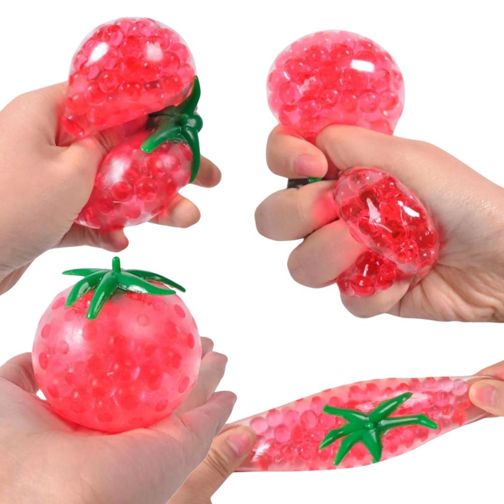 Splat Ball Tomato, Squishy Ball Fun for Kids - Squeeze it, Throw it, Stretch it, 6cm - Anxiety Relief, Exciting Item for Play and Entertainment