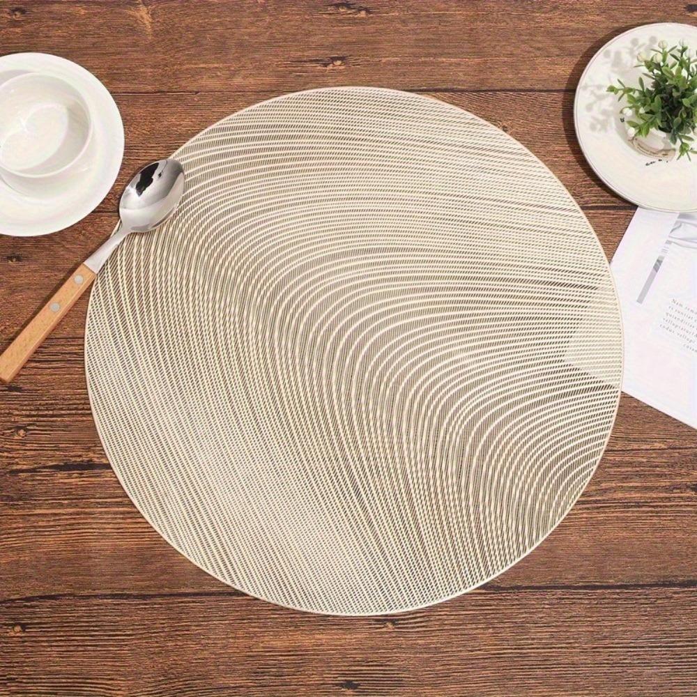 2 st Runda Bordstabletter Kök Matbordsunderlägg Biffunderlägg Värmeisolerande Skydd Restaurang Heminredning