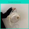 Elegant Small Woven Handbag 2024 Featuring Unique Floral Pattern Ideal For Casual And Daily Fashion