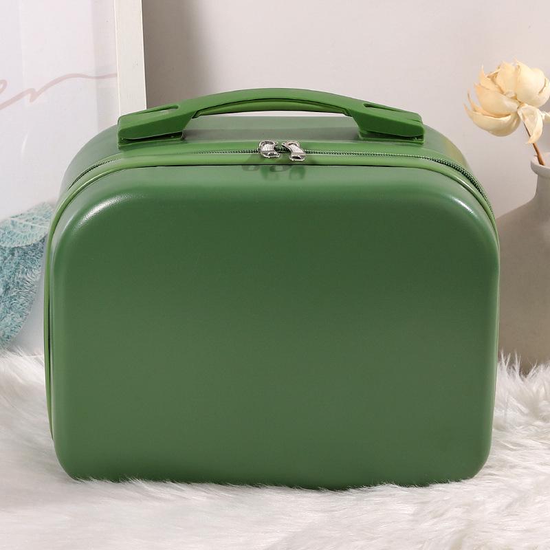 Compact 14-Inch Handheld Makeup Case - Lightweight, Stylish Travel Storage Box