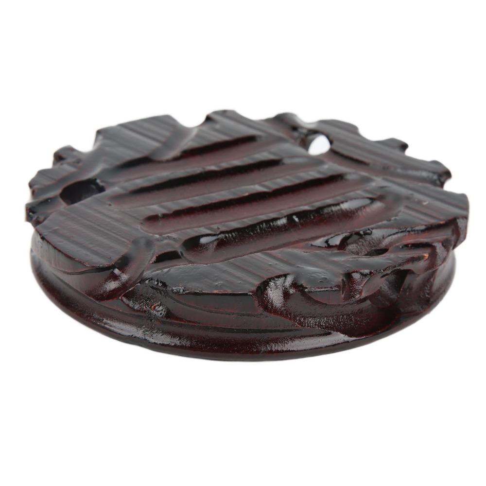 Höhe 2,5 cm Runde Holzbasis Runder Orientalischer Displayständer Holzsockel Basis Bonsai-Display