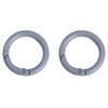 2/5/10Pcs Alloy Spray Painted Open Ring Spring Buckle Clasps For Key Bag Accessories