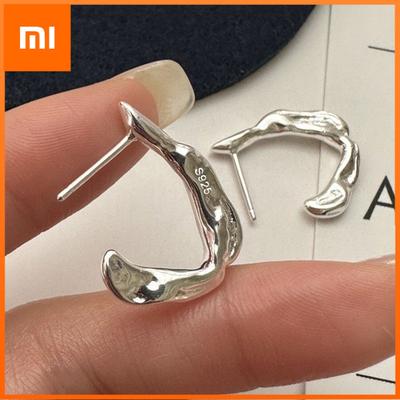 925 Sterling Silver Vintage Earrings For Women Trendy Simple Bump Simple Earring Jewelry Prevent Allergy Party Accessories Gift