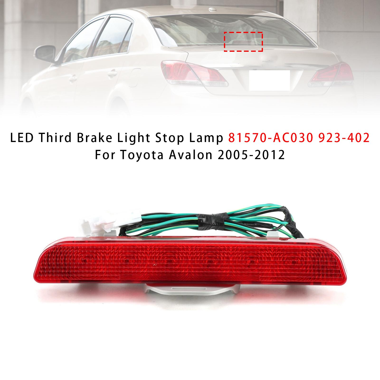

LED Third Brake Light Stop Lamp 81570-AC030 923-402 For Toyota Avalon 2005-2012