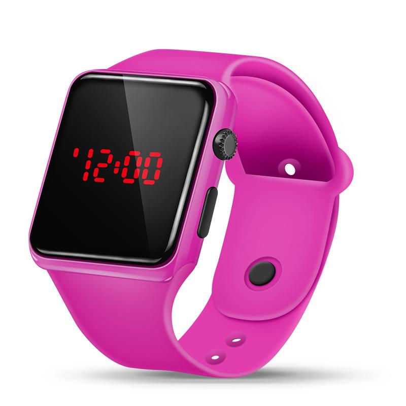 Unisex 2023 Black LED Sports Watch with Night Light for Teens and Students