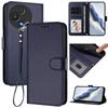 Carteira Flip de Couro com Cordão para TCL 60 SE Nxtpaper 5G 605 60R TCL 60 XE Nxtpaper Capa Livro Magnética Suporte Suporte Capa