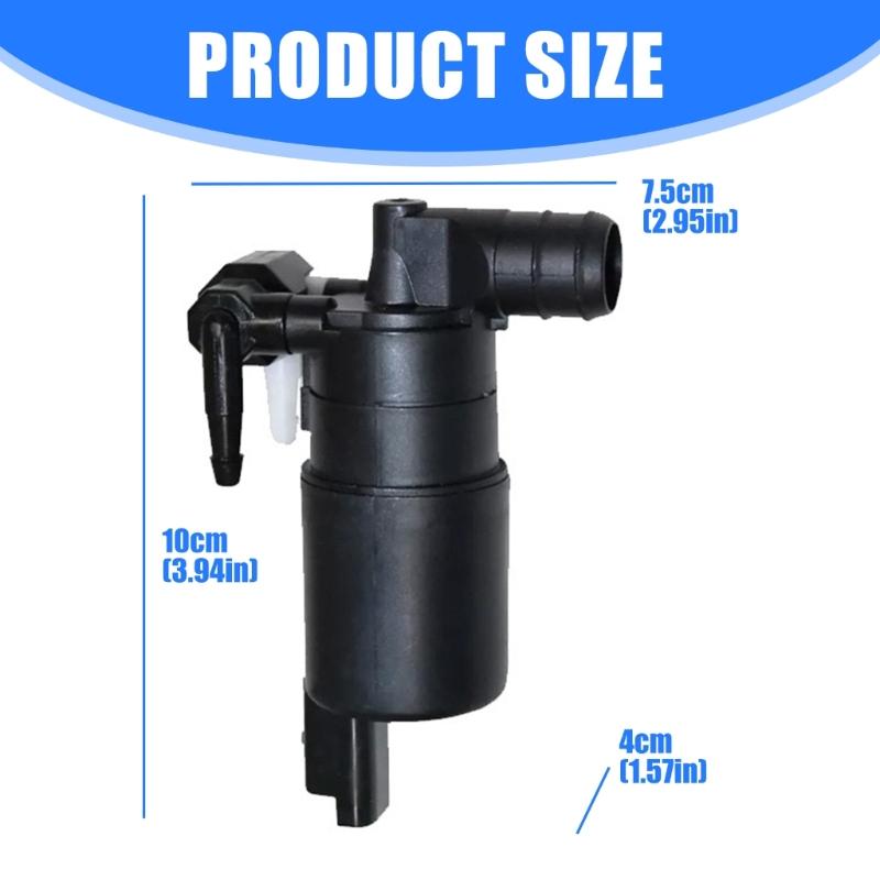 ABS Windshield Washer Pump For 106 207 208 307 Easy DIY Installation and Efficient Cleaning In All Weather Conditions 9643447980