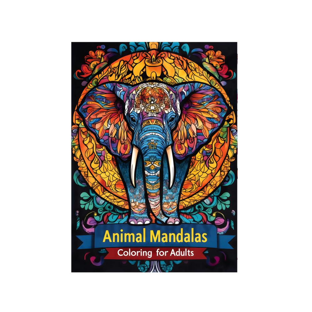 

New Hot A4 Mandala Animal Coloring Book - Thickened Edition