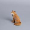 JXK Tibetan Sand Fox Cat Figure Miniature Resin Desk Birthday Fully Assembled Statue, Fox, Model, Accessory, Ornament, Gift, Painted,