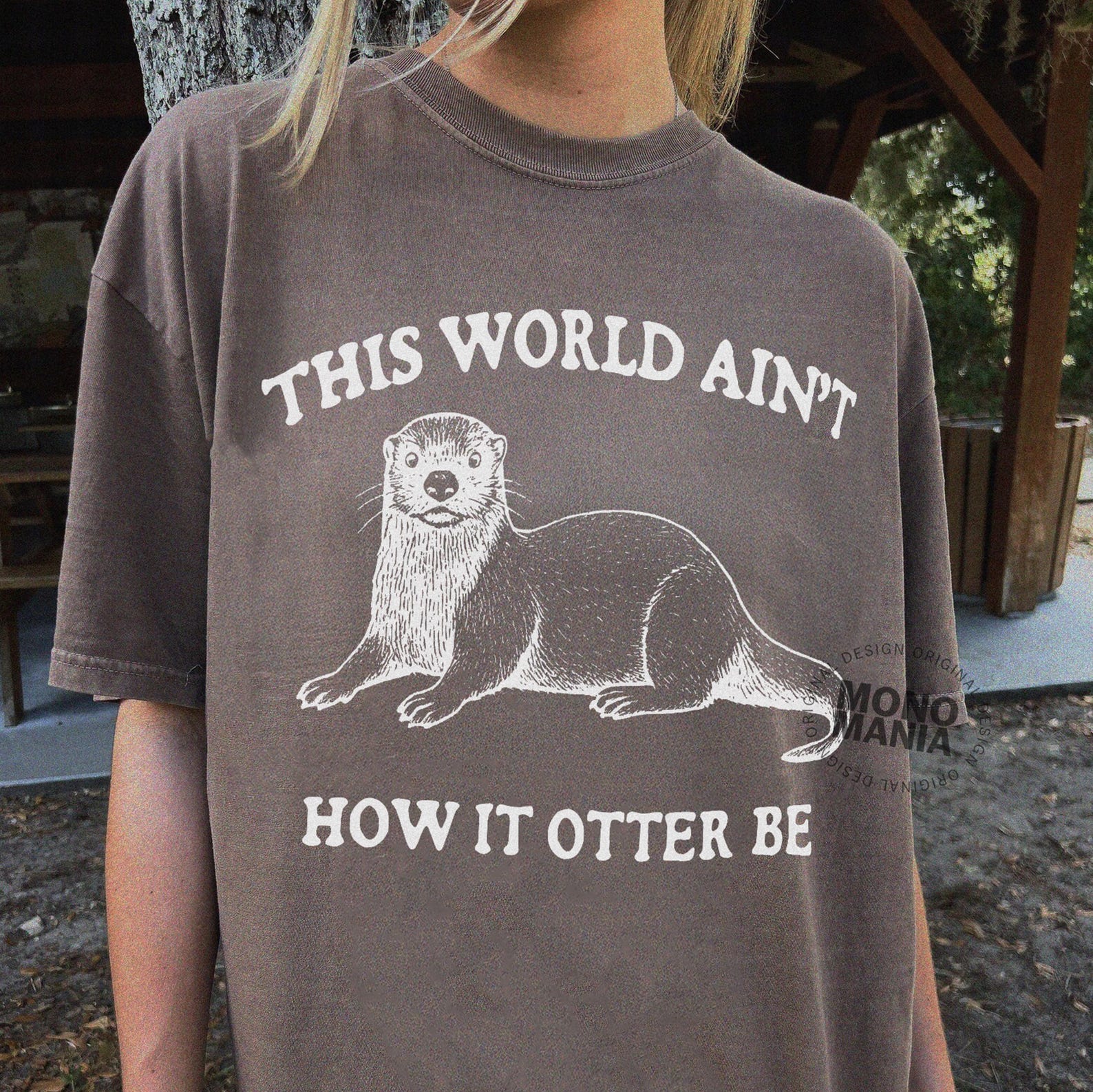 Ain t How It Otter Be shirt, Otter Nonsense Shirt, Funny Sea Otters Meme Tee, Vintage Y2K Animal Humor, Silly Marine Wildlife T-shirt 3XL