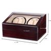 Painted Shaker Automatic Watch Winder and Storage Box for 10 Watches