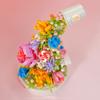 Creative Sea Of Flower Valentine's Day Rose Violet Building Block Home Decor Anime Creative Gift Toy 1095pcs