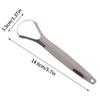 Stainless Steel Tongue Scraper Tongue Metal Cleaner Dental Oral Care Tool