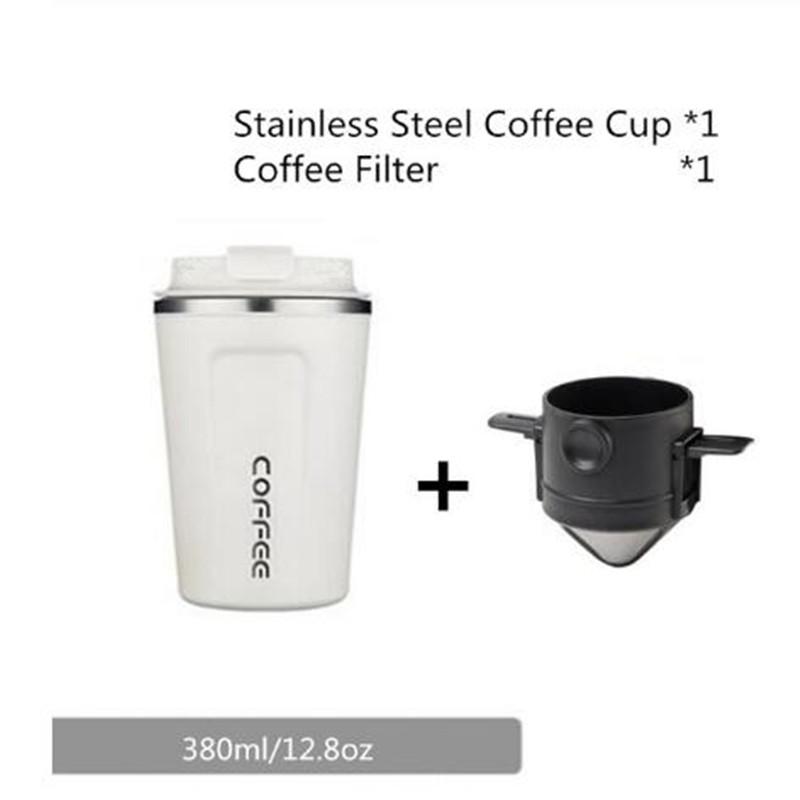 Reusable Coffee Filter Portable Coffee Travel Mug Hand-made Coffee Dripper Tea Cup Set Coffee Pot Coffeeware Camping Product