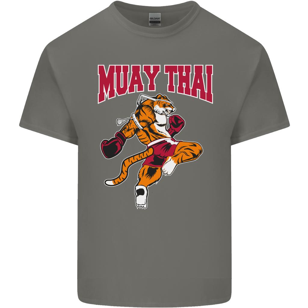 Muay Thai Tiger MMA Mixed Martial Arts Unisexs Light Cotton TShirt