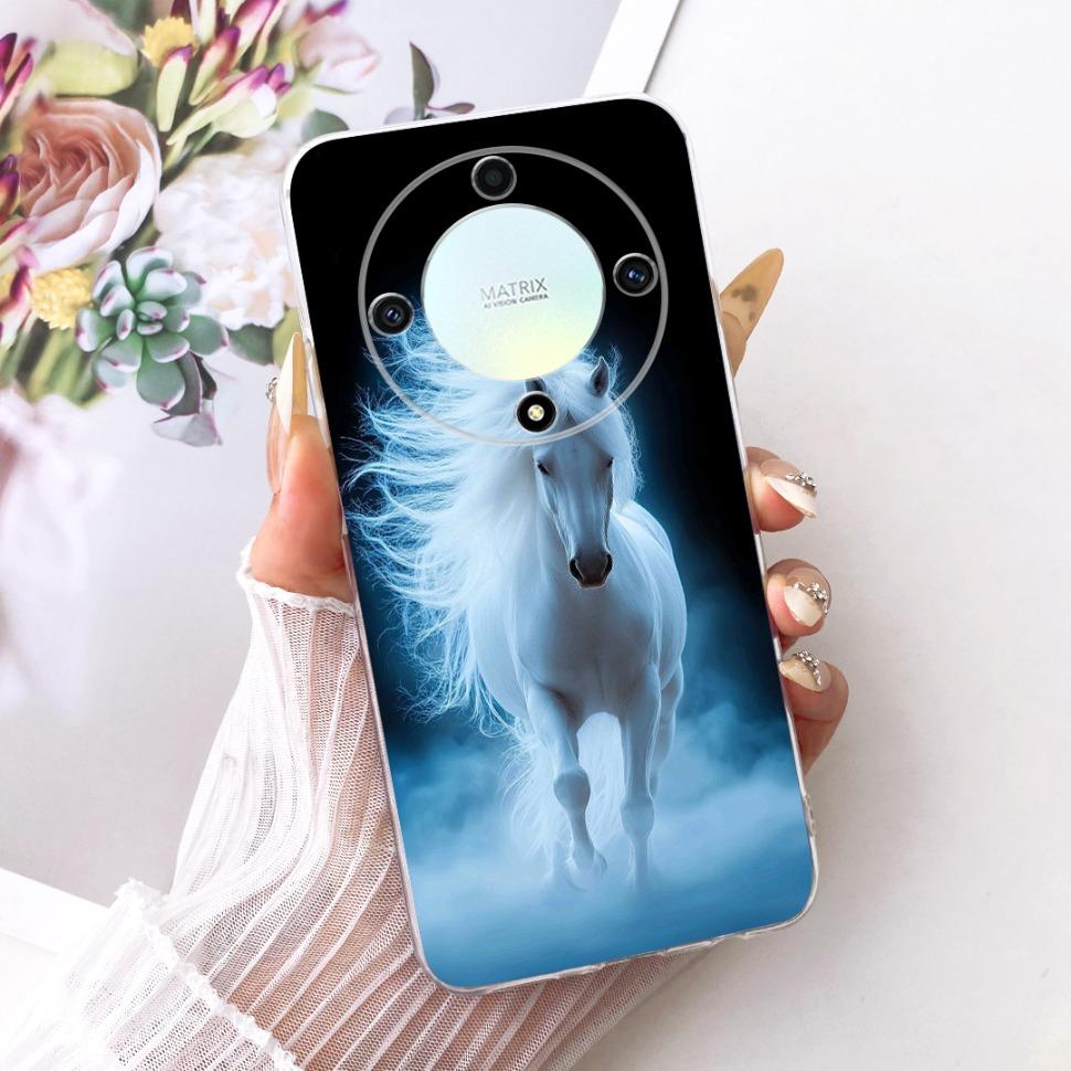 For Honor X9a 5G Case Magic 5 Lite Cover Dragon Cartoon Soft Silicone Phone Cases For Honor Magic5 Lite HonorX9a X 9a Bumper