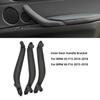 3X Black Right Inner Door Panel Handle Pull Trim Cover For BMW X5 X6 F15 F16 F85
