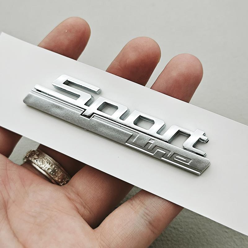 3D ABS Sport Luxury Line Emblem Car Fender Badge Stickers For BMW 520i 530i 330i 320i 518i F30 F10 G30 G20 E46 E39 Accessories