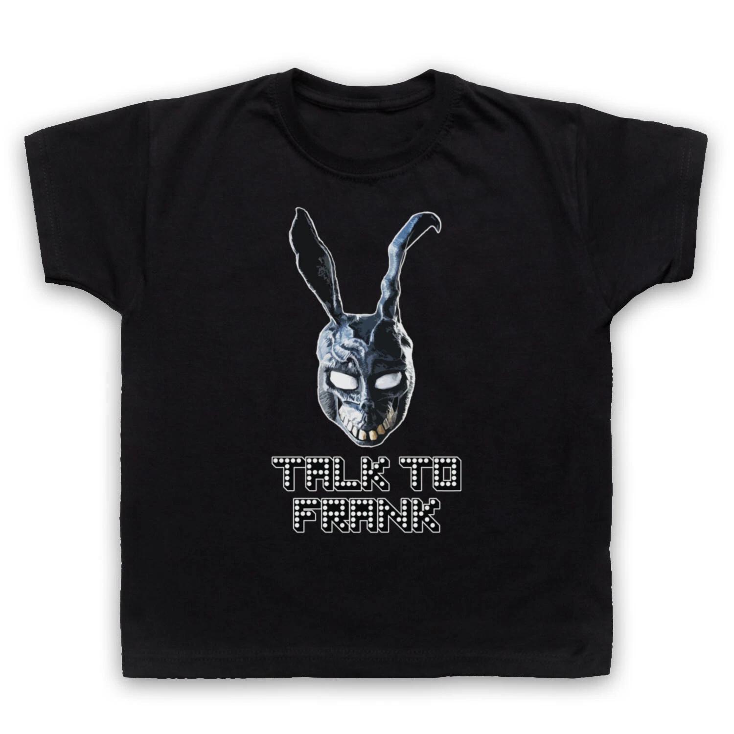 DONNIE DARKO UNOFFICIAL TALK TO FRANK BUNNY HEAD PARODY KIDS CHILDS T-shirt 120