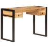 Mango Wood Solid Desk with 2 Drawers 110 X 50 X 77 Cm