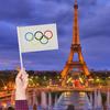 20 Pcs 14*21Cm Handheld Mini Olympic Rings Flag