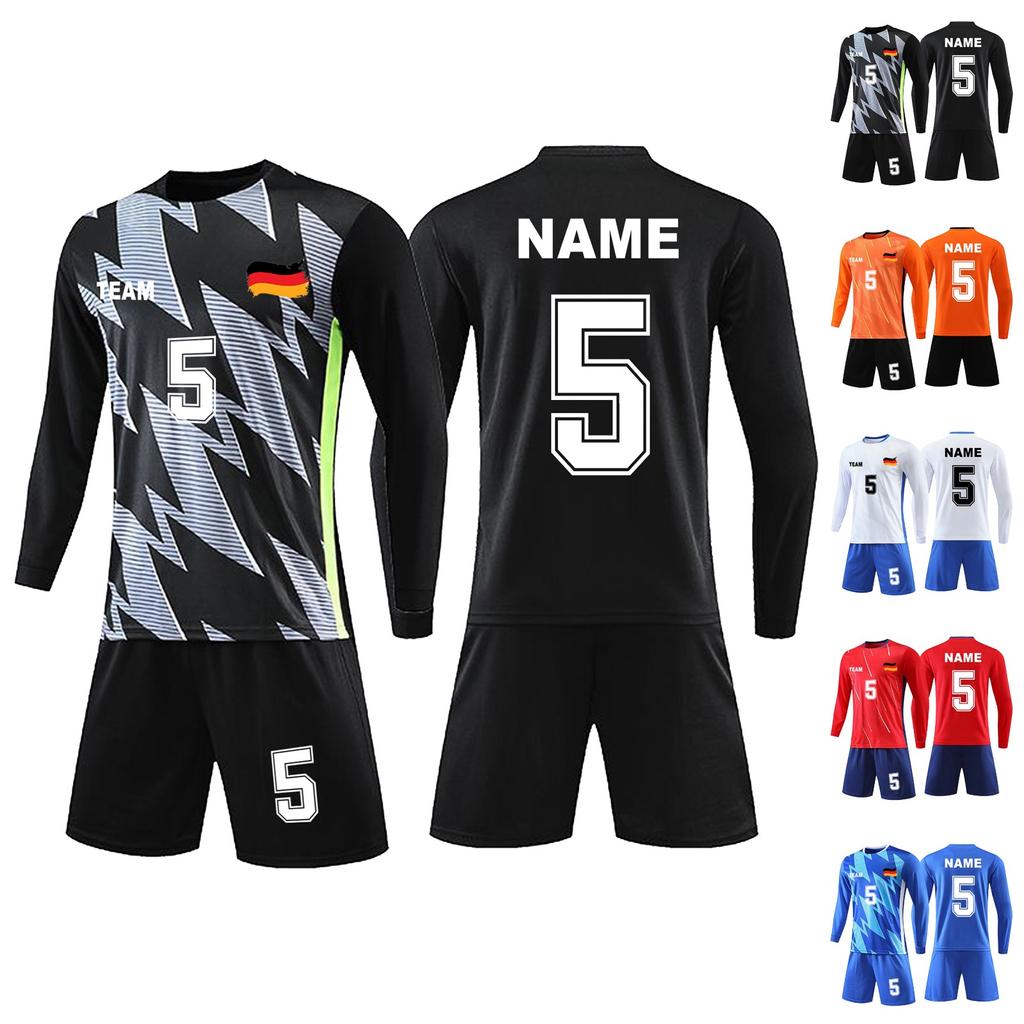 Personlig skjortesett for menn jenter med navnenummer Spesialtilpassede fotballdrakter for gutter treningsdress