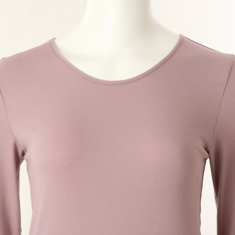 Venus 25aw Supima Cotton 100 Double Sided Stretch Women S 9 Point Top Vlg5072c