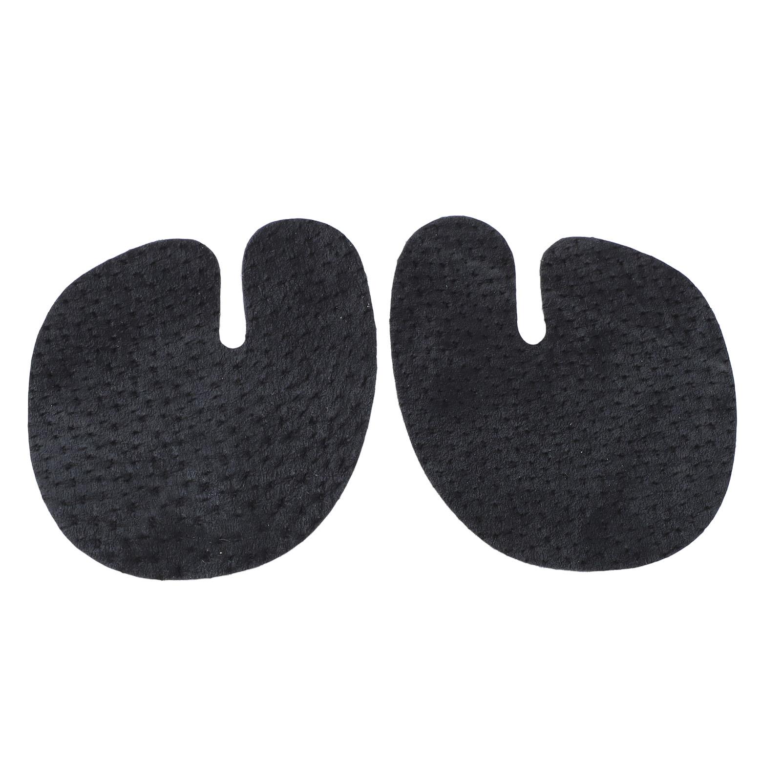 

1 пара шлепанцев, подушечка для передней части стопы, предотвращающая натирание кожи, противоскользящая, самоклеящаяся кожаная плюсневая подушечка чёрный