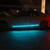 2pcs Car Door Rainbow Flowing Light Running Horse Light LED Flowing Side Skirt Chassis Modification Light with Ambient Light