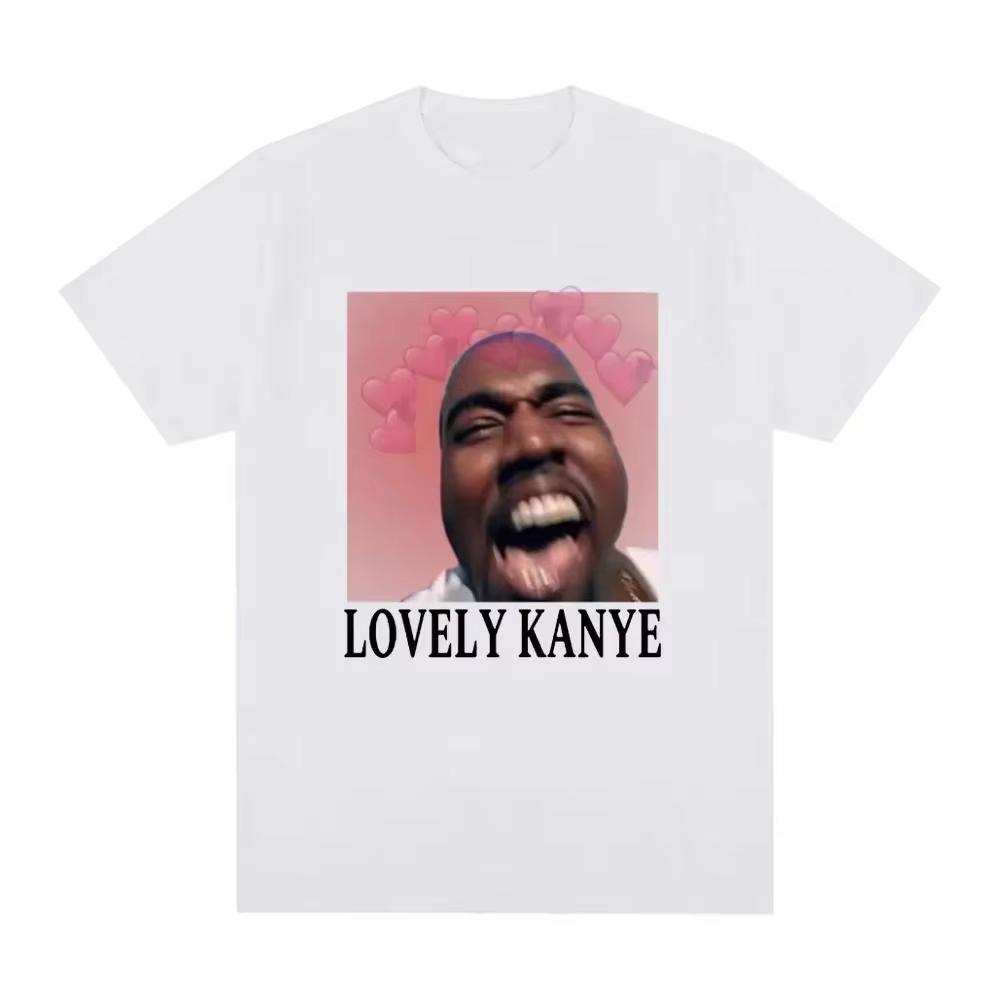 2026 Funny Kanye West Meme TShirt Unisexs Fashion Vintage Hip Hop Rap Style Tshirt Unisex Women Short Sleeve Streetwear Top Tees