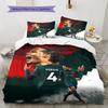 Biancheria da letto con motivo Van Dijk Decorazione per la casa Regalo di compleanno (1 * copripiumino + 2 * federa, senza nucleo),merchandising per fan.