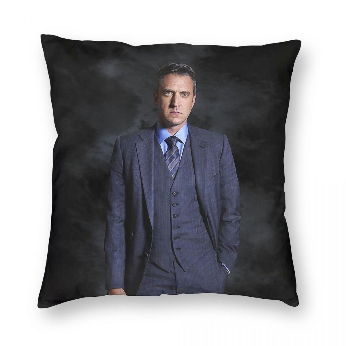 Law & Order Ada Rafael Barba Square Pillowcase Polyester Linen Velvet Printed Zip Decorative Room Cushion Cover 18 Peach skin 18*18(CM)-1Pcs