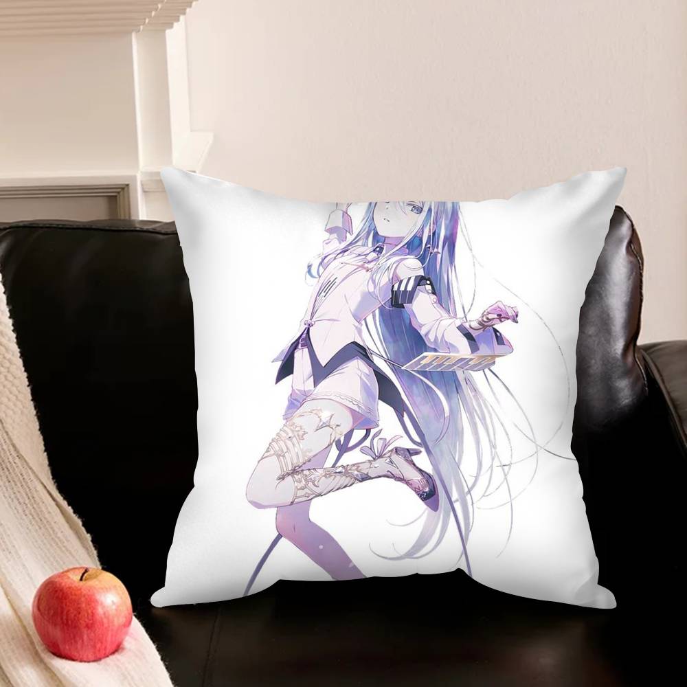 Project Sekai Yoisaki Kanade Welt Laser Kissenbezug Wohnzimmer Sofakissenbezug Schlafzimmer Zimmer Bettkissenbezug Heimdekoration