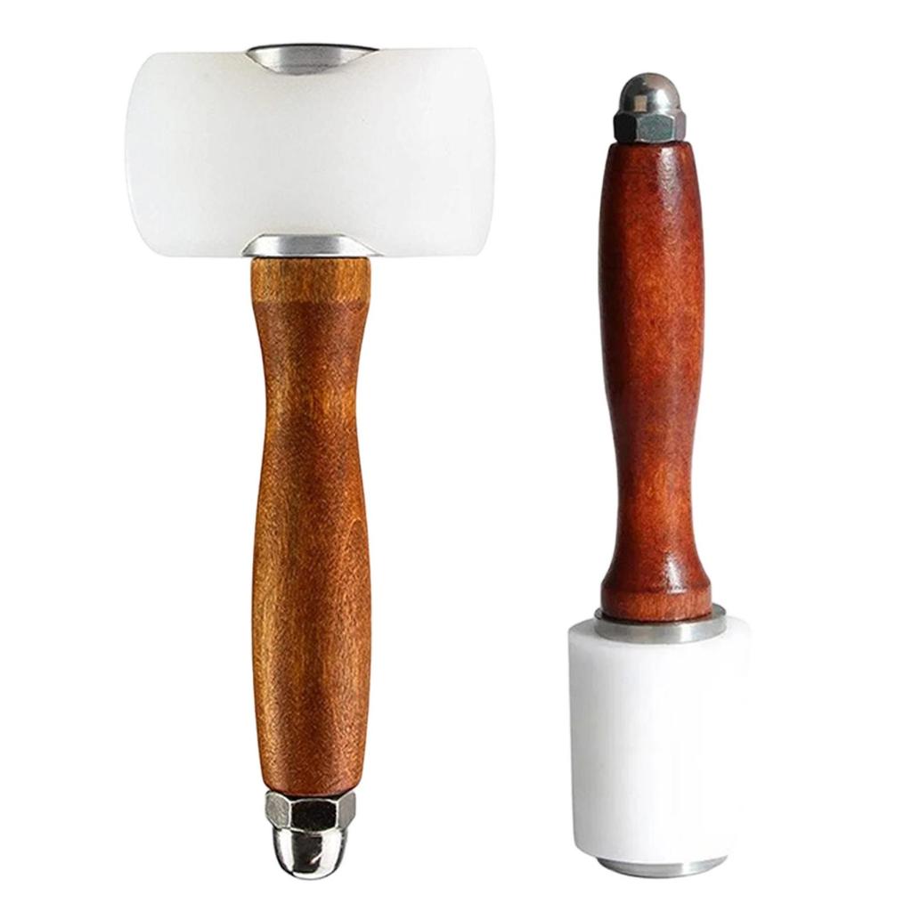 Leathercraft Hammer Durable Nylon Mallet Professional Leather Tool for Leatherworking and Craft Supplies