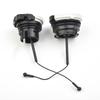 Oil Cap 2pcs/Set Fuel+Oil Cap Kit Replacement Black&White