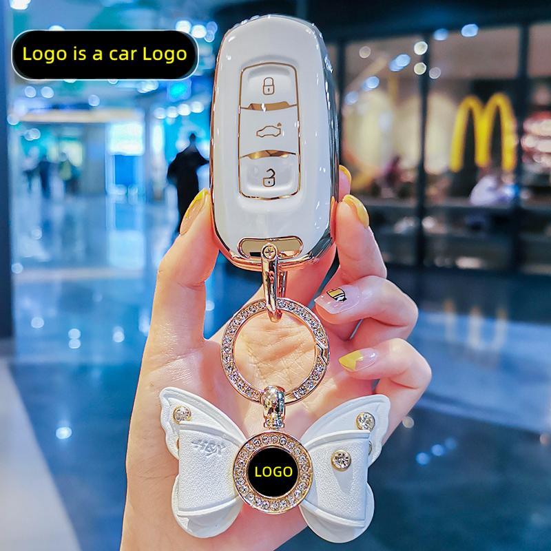Styling Mouldings New TPU Car Remote Key Case Cover Protect Shell Bag For Geely Atlas Pro Tugella Boyue 2020 Azkarra FY11 Emgran