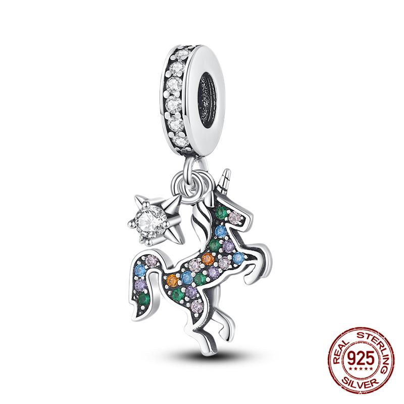 Fit Charms Fororiginal Bracelets And 3Mm Bracelets Cat Pendant Under The Mooncopper Jewelry Making For Women Gift