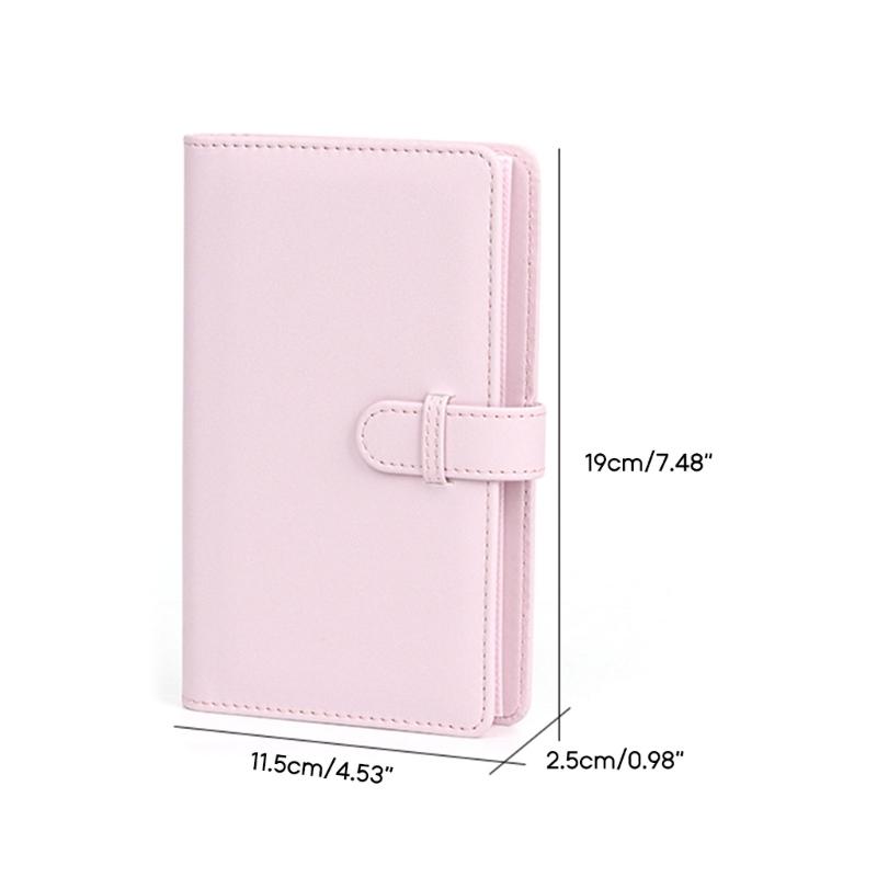 108 Pockets 3in Mini Photo Album Portable 3" Photocard Holder Multipurpose Mini Cards Container For Outdoor Traveling Camping