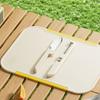 Non-Slip Double-Sided Cutting Board Portable Baby Food Board Folding Cutting Board  Kitchen Use