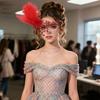 Gradient Color Lace Masquerade Mask Cosplay Masquerade  Cosplay Festival Party
