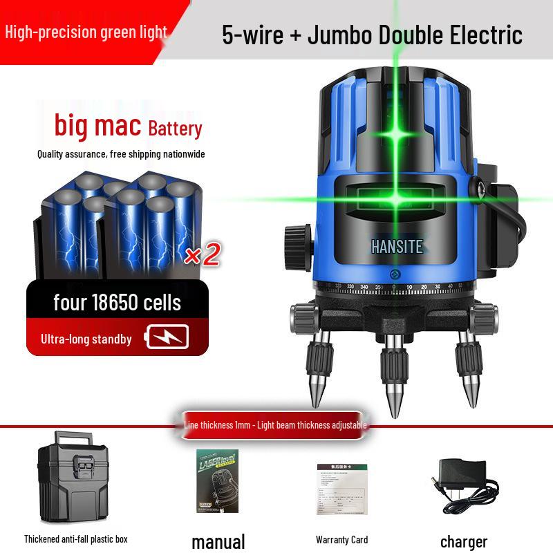 High Precision Green Light Laser Level for Outdoor Use