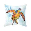 Ocean Starfish Mermaids Sea Turtle Soft Cushion Cover Pillow Case Home Decor